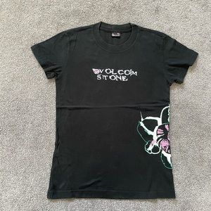 Volcom Women's Black Graphic Tee